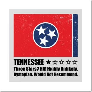 Tennessee: One Star Review Posters and Art